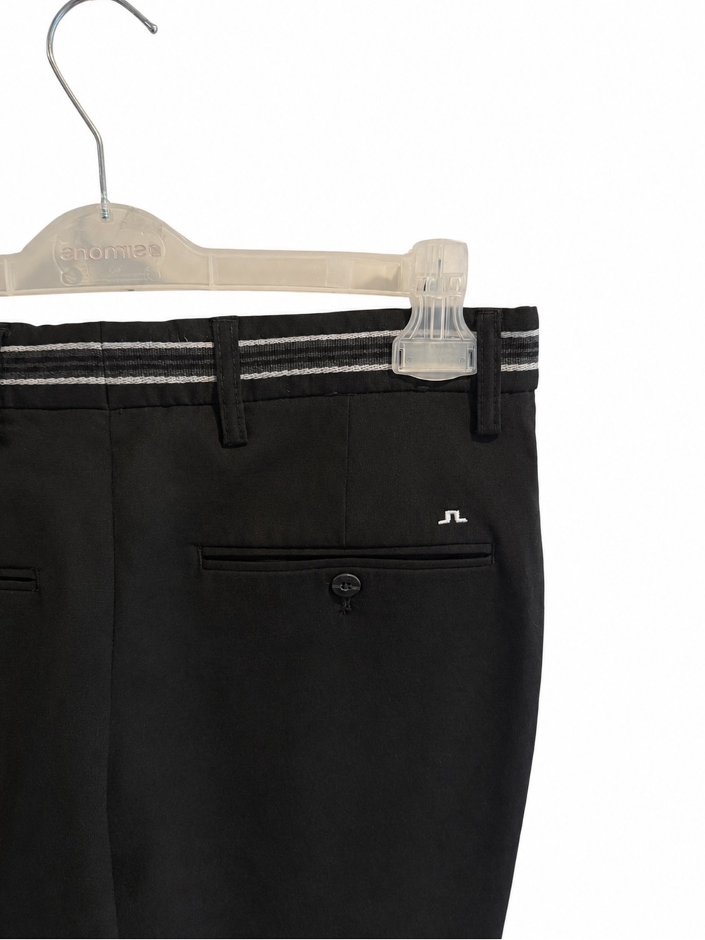 J.Lindeberg Black Slim-Fit Golf Pants